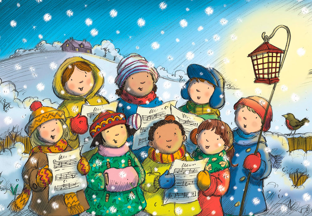 Carol singers image