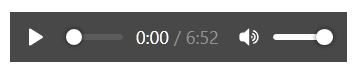 image of audio control bar