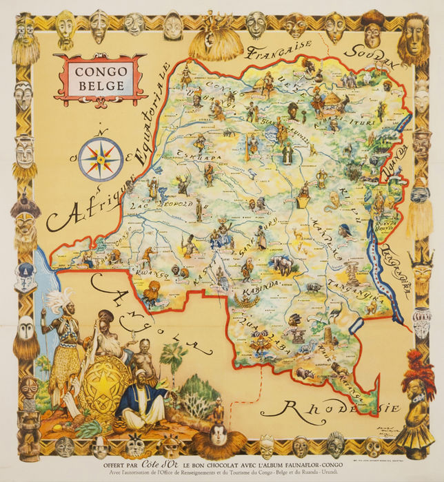 Map of the Congo