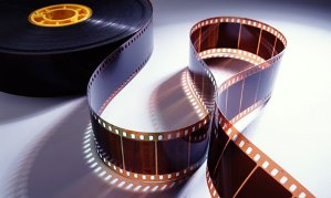 Picture of celluloid 35mm film